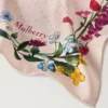 Square Scarf – Wild Floral Blossom Pink Silk Twill Square Scarf – Wild Floral Blossom Pink Silk Twill
