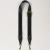 Studded Buckled Strap Black High Shine Leather Gifts