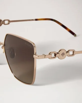 Tallulah Sunglasses Oak Metal & Bio Acetate Women