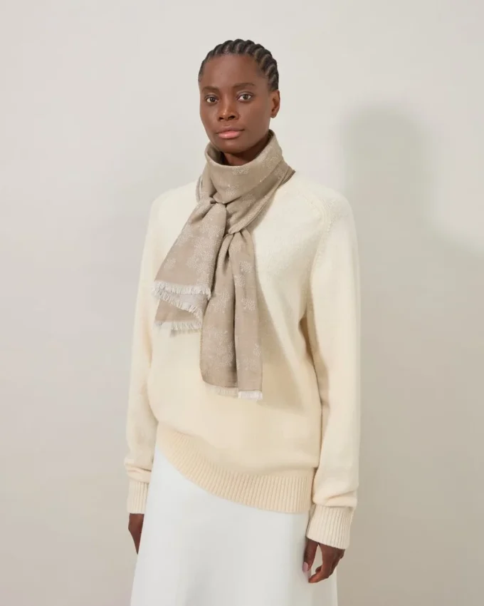 Tamara Scarf Camel Cotton Scarves & Hats Tamara Scarf Camel Cotton Scarves & Hats