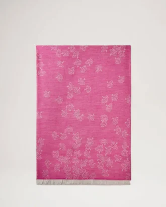 Tamara Scarf Mulberry Pink Cotton Women