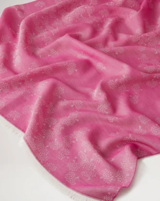 Tamara Scarf Mulberry Pink Cotton Women