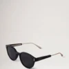 Taylor Sunglasses Black Bio Acetate & Metal Women Taylor Sunglasses Black Bio Acetate & Metal Women