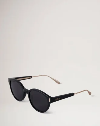 Taylor Sunglasses Black Bio Acetate & Metal Women