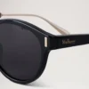 Taylor Sunglasses Black Bio Acetate & Metal Women Taylor Sunglasses Black Bio Acetate & Metal Women