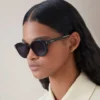 Taylor Sunglasses Black Bio Acetate & Metal Women Taylor Sunglasses Black Bio Acetate & Metal Women