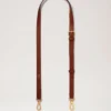 Thin Leather Strap Oak Two-Tone Small Classic Grain Thin Leather Strap Oak Two-Tone Small Classic Grain