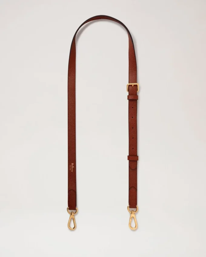 Thin Leather Strap Oak Two-Tone Small Classic Grain Thin Leather Strap Oak Two-Tone Small Classic Grain