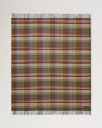 Throw Blanket Heritage Check Wool Lifestyle