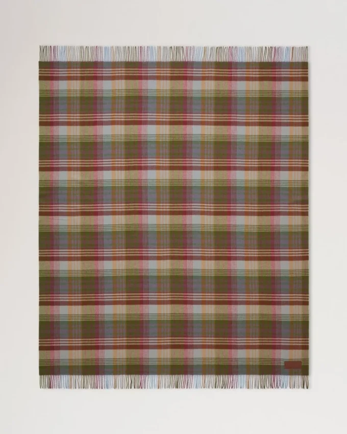 Throw Blanket Heritage Check Wool Lifestyle
