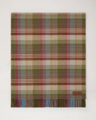 Throw Blanket Heritage Check Wool Lifestyle