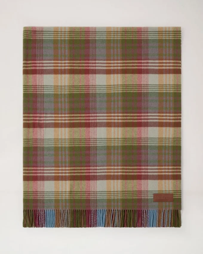 Throw Blanket Heritage Check Wool Lifestyle