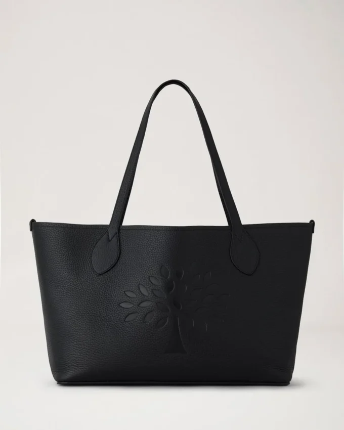 Tree Tote Black Heavy Grain Women Tree Tote Black Heavy Grain Women