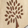 Tree Tote – Raffia Ecru & Bright Oak Raffia & Leather Trim Tree Tote – Raffia Ecru & Bright Oak Raffia & Leather Trim
