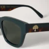 Vera Sunglasses Mulberry Green & Tortoiseshell Bio Acetate Vera Sunglasses Mulberry Green & Tortoiseshell Bio Acetate