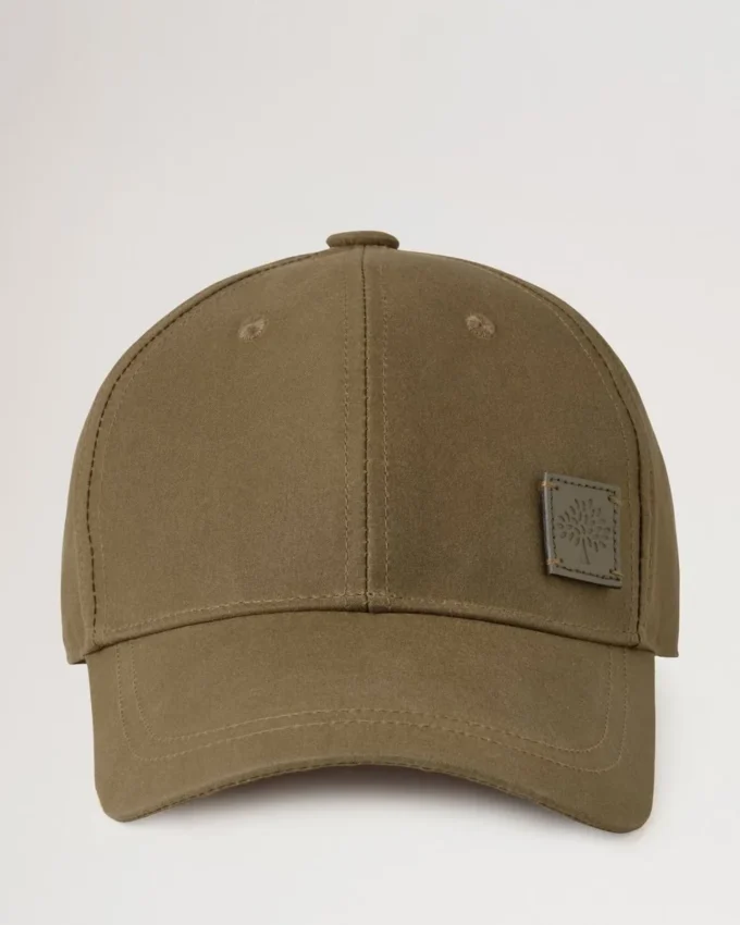 Waxed Baseball Cap Dark Moss Waxed Cotton Men Waxed Baseball Cap Dark Moss Waxed Cotton Men