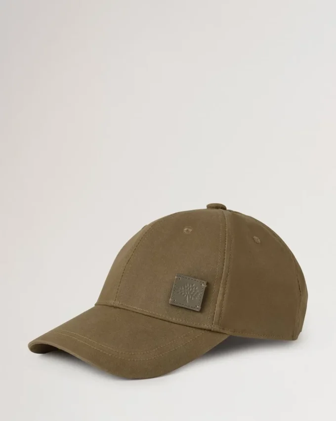 Waxed Baseball Cap Dark Moss Waxed Cotton Men Waxed Baseball Cap Dark Moss Waxed Cotton Men