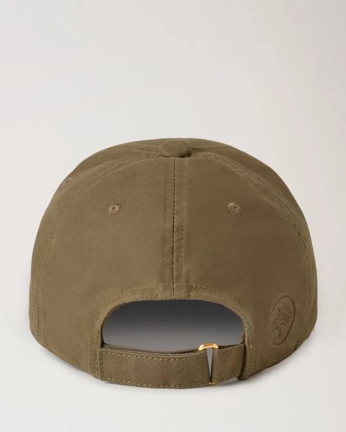 Waxed Baseball Cap Dark Moss Waxed Cotton Men Waxed Baseball Cap Dark Moss Waxed Cotton Men
