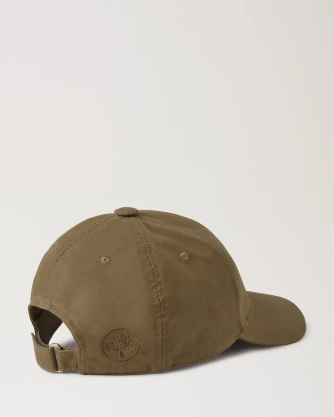 Waxed Baseball Cap Dark Moss Waxed Cotton Men Waxed Baseball Cap Dark Moss Waxed Cotton Men