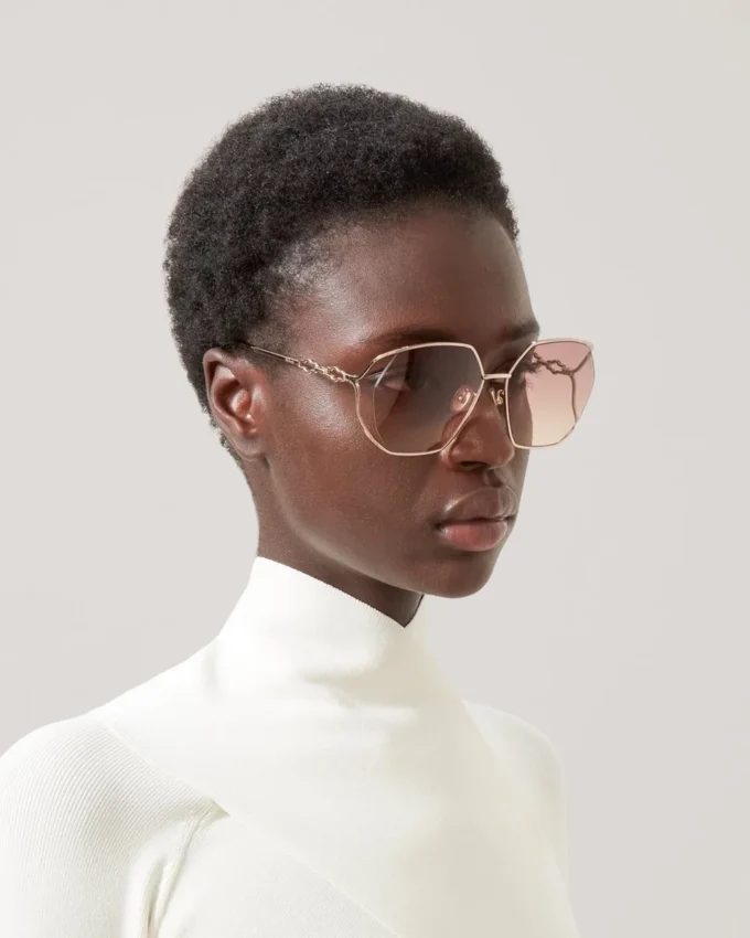 Willow Sunglasses Gold & Teak Metal Sunglasses Willow Sunglasses Gold & Teak Metal Sunglasses