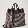 Woven Tote Ebony & Eggshell Woven Leather Gifts for Her Woven Tote Ebony & Eggshell Woven Leather Gifts for Her