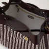 Woven Tote Ebony & Eggshell Woven Leather Gifts for Her Woven Tote Ebony & Eggshell Woven Leather Gifts for Her