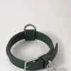 Xs Leather Dog Collar Mulberry Green Small Classic Grain Xs Leather Dog Collar Mulberry Green Small Classic Grain
