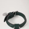 Xs Leather Dog Collar Mulberry Green Small Classic Grain Xs Leather Dog Collar Mulberry Green Small Classic Grain
