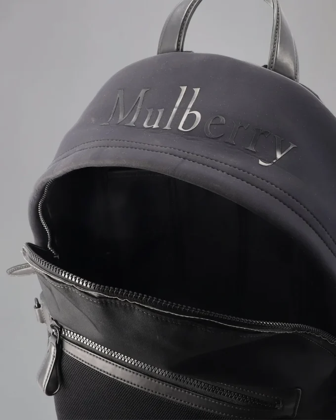 Zipped Backpack Pre-Loved Black Mesh Pre-Loved Bags Zipped Backpack Pre-Loved Black Mesh Pre-Loved Bags