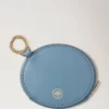 Zipped Case Keyring Brighton Blue Micro Classic Grain Zipped Case Keyring Brighton Blue Micro Classic Grain