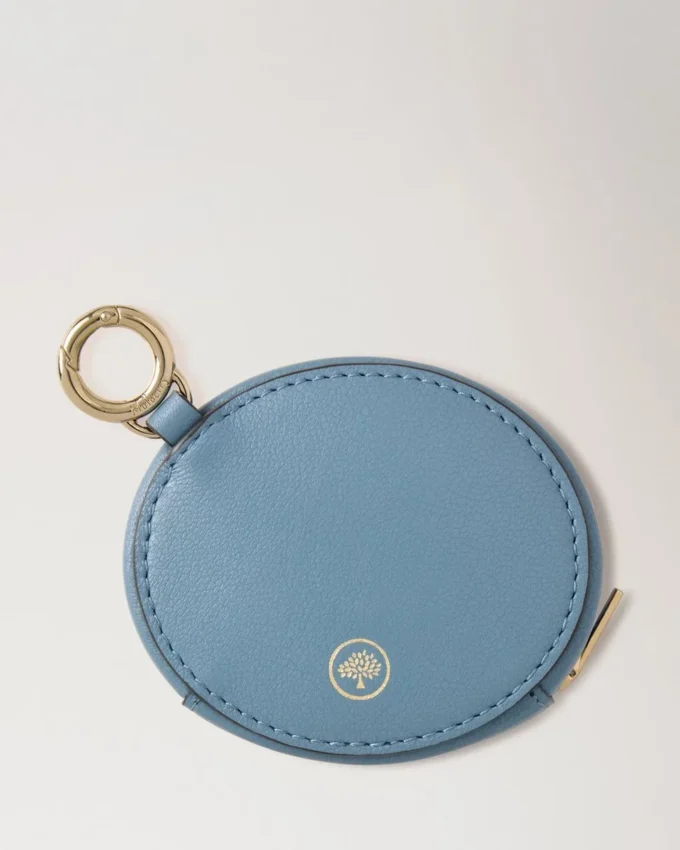 Zipped Case Keyring Brighton Blue Micro Classic Grain Zipped Case Keyring Brighton Blue Micro Classic Grain