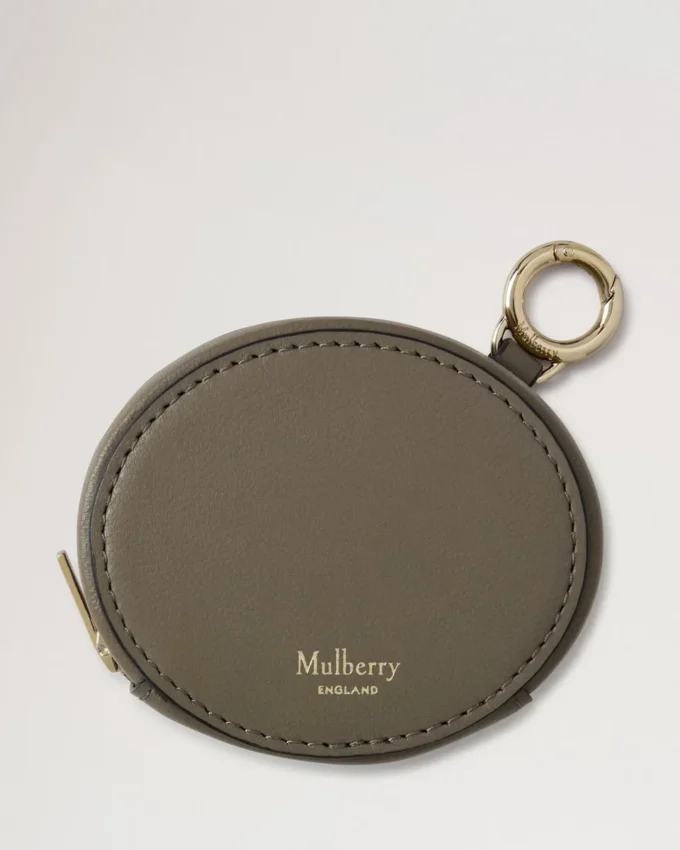 Zipped Case Keyring Linen Green Micro Classic Grain Zipped Case Keyring Linen Green Micro Classic Grain