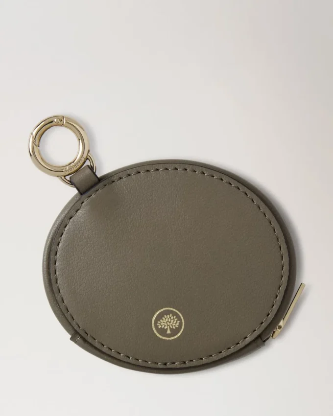 Zipped Case Keyring Linen Green Micro Classic Grain Zipped Case Keyring Linen Green Micro Classic Grain