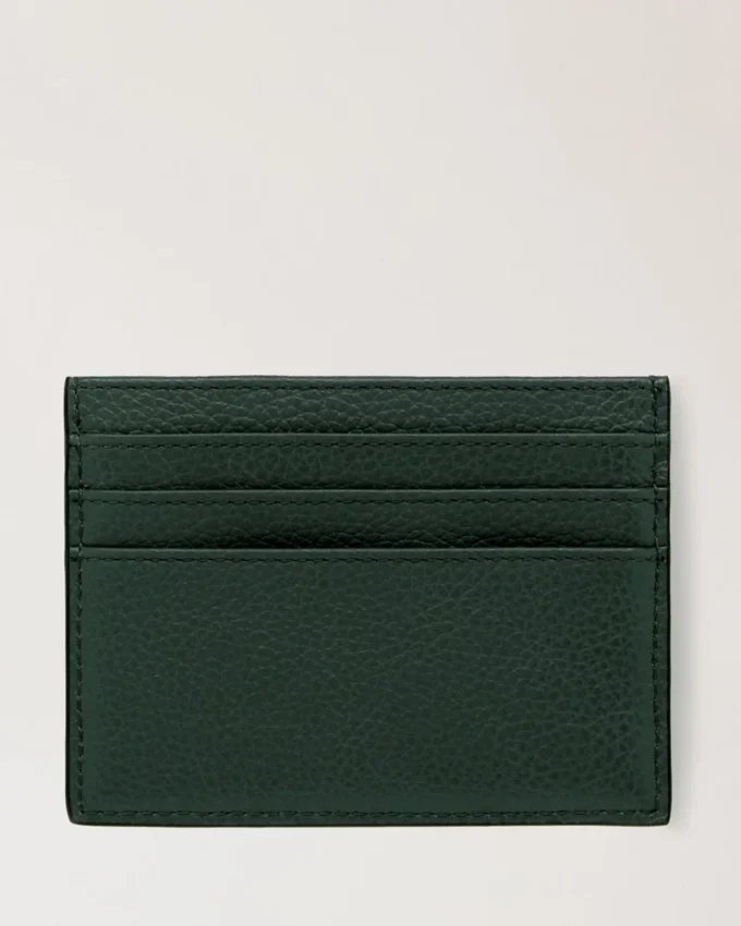 Zipped Credit Card Slip Mulberry Green Small Classic Grain Zipped Credit Card Slip Mulberry Green Small Classic Grain